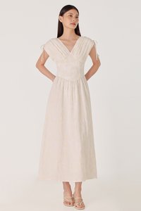 V-Neck Midi Dress - Image 2