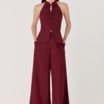 Sleeveless Halter Jumpsuit