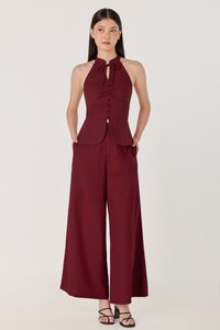 Sleeveless Halter Jumpsuit